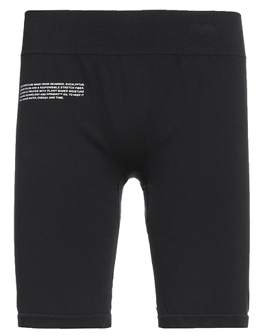 PANGAIA Shorts & Bermuda Black 47% Bio Polyamide, 44% Lyocell, 9% Roica™