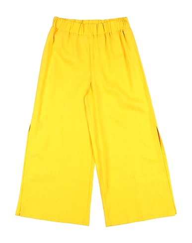 MARIUCCIA Pantalone Giallo 55% Lino, 44% Viscosa, 1% Altre Fibre