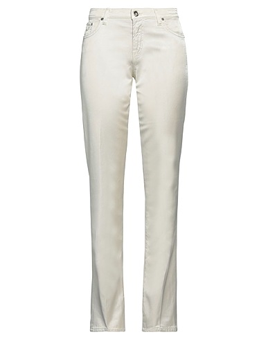 JACOB COHЁN Pantalone Avorio 52% Cotone, 45% Viscosa, 3% Elastan