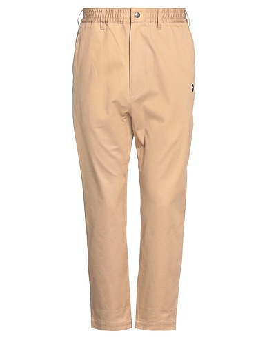 A BATHING APE Casual trouser Beige 100% Cotton