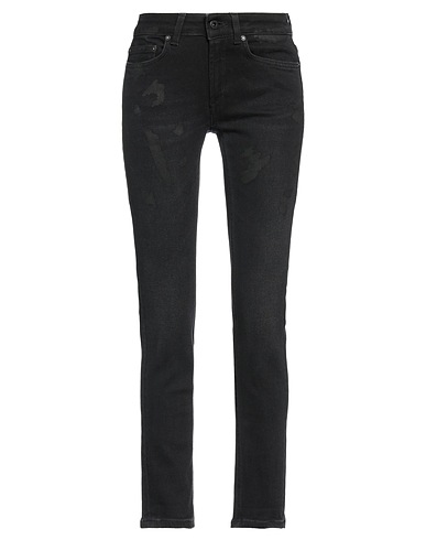 DONDUP Denim trousers Black 95% Cotton, 4% Polyester, 1% Elastane