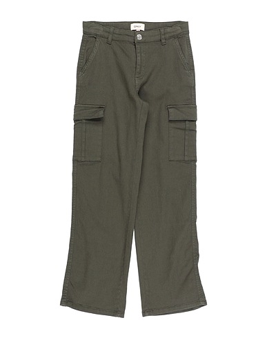 KIDS ONLY Pantalone Verde scuro 98% Cotone, 2% Elastan
