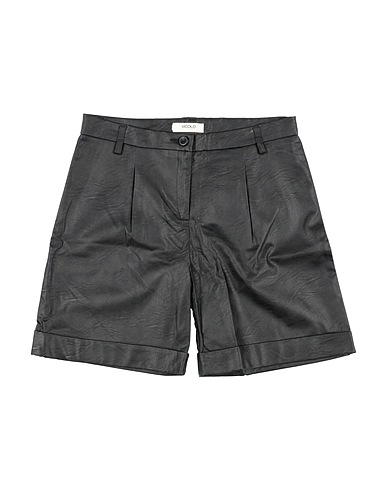 VICOLO Shorts & Bermuda Black 50% Viscose, 50% Polyurethane