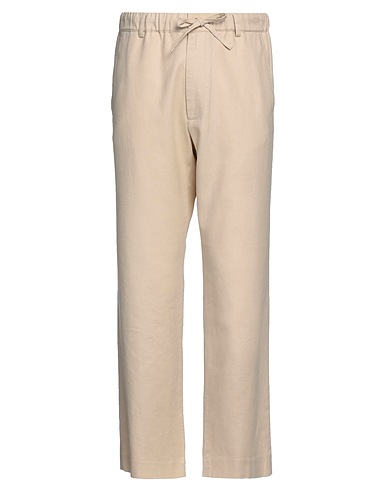 GREY DANIELE ALESSANDRINI Casual trouser Beige 70% Polyester, 30% Viscose