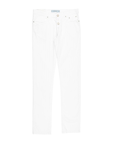 SIVIGLIA Casual trouser White 97% Cotton, 3% Elastane