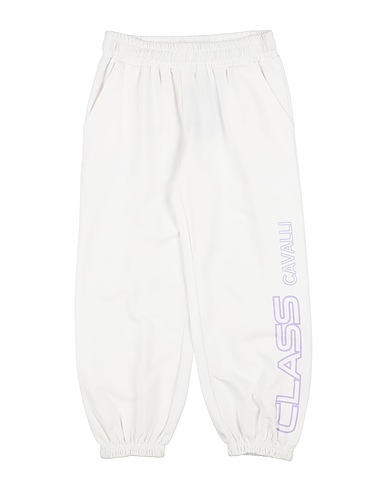 CAVALLI CLASS Pantalone Bianco 95% Cotone, 5% Elastan