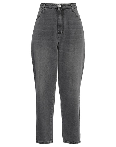 GAëLLE Paris Denim trousers Charcoal 100% Cotton