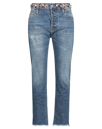 MAURIZIO MASSIMINO Jeans Blau 100% Baumwolle