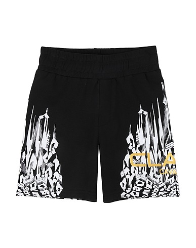 CAVALLI CLASS Shorts & Bermuda Black 95% Cotton, 5% Elastane
