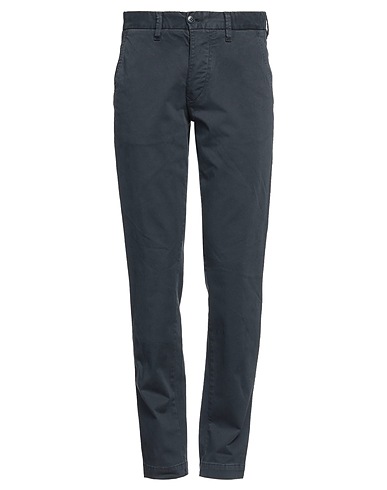 BLAUER. Casual trouser Midnight blue 97% Cotton, 3% Elastane