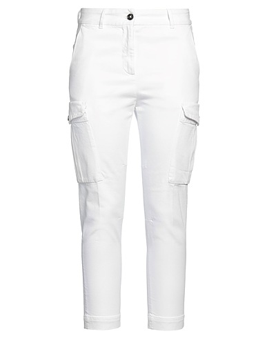 NINE IN THE MORNING Denim pants White 99% Cotton, 1% Elastane