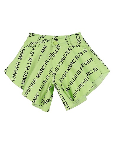 MARC ELLIS Shorts & Bermuda Verde chiaro 97% Cotone, 3% Elastan
