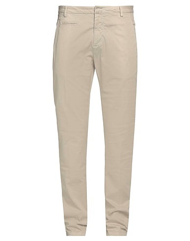 CAMOUFLAGE AR AND J. Casual trouser Beige 97% Cotton, 3% Elastane