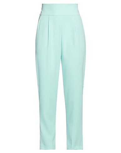 PINKO Pantalón Verde claro 98% Poliéster, 2% Elastán