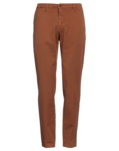 4/10 FOUR.TEN INDUSTRY Casual trouser Brown 97% Cotton, 3% Elastane