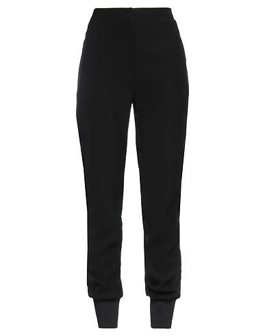 EMPORIO ARMANI Casual trouser Black 100% Polyester, Polyurethane, Elastane