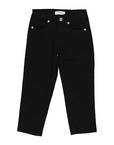 VICOLO Denim trousers Black 98% Cotton, 2% Elastane