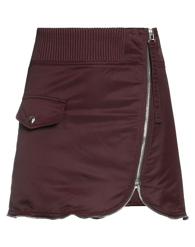 HELMUT LANG Mini skirt Burgundy 100% Nylon
