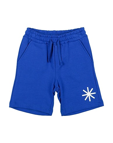 MANUEL RITZ Shorts & Bermuda Bright blue 100% Cotton