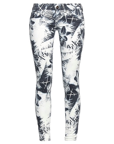 OUI, ODILE! Casual trouser Midnight blue 100% Cotton