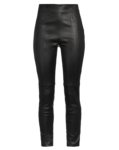 ELEVENTY Casual pants Black Lambskin