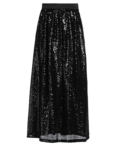 EMPORIO ARMANI Long skirt Black 100% Polyester