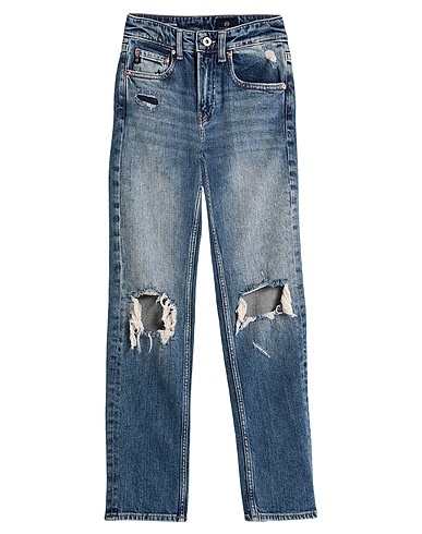 AG JEANS Denim trousers Blue 99% Cotton, 1% Elastane
