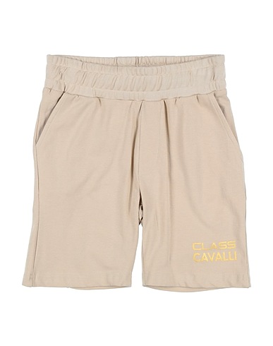 CAVALLI CLASS Shorts & Bermuda Beige 95% Cotton, 5% Elastane