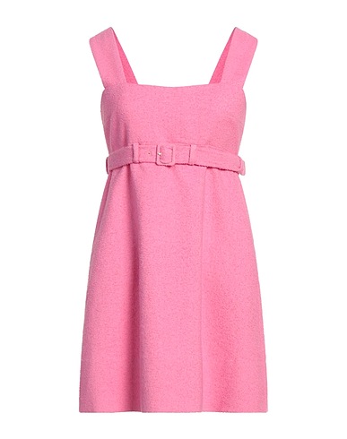 PATOU Short dress Pink 32% Cotton, 25% Polyamide, 22% Viscose, 19% Linen, 2% Elastane