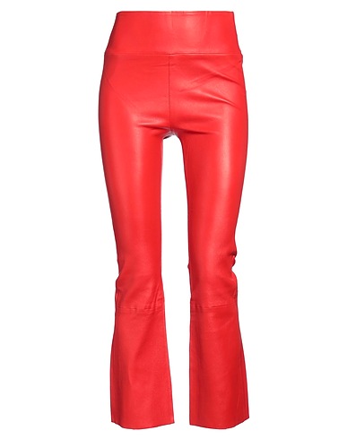 SPRWMN Lederhose Tomatenrot 100% Leder