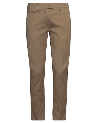 DONDUP Casual trouser Khaki 80% Cotton, 14% Cashmere, 6% Elastane