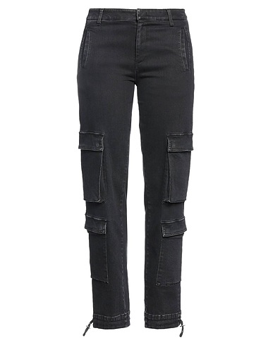 DONDUP Denim trousers Black 57% Organic cotton, 37% Modal, 4% Elastomultiester, 2% Elastane