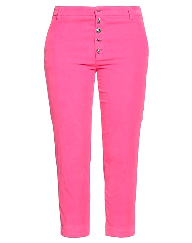 DONDUP Casual pants Fuchsia 62% Cotton, 36% Lyocell, 2% Elastane