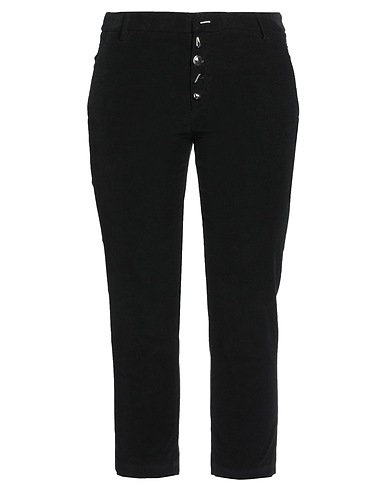 DONDUP Pantalone Nero 62% Cotone, 36% Lyocell, 2% Elastan