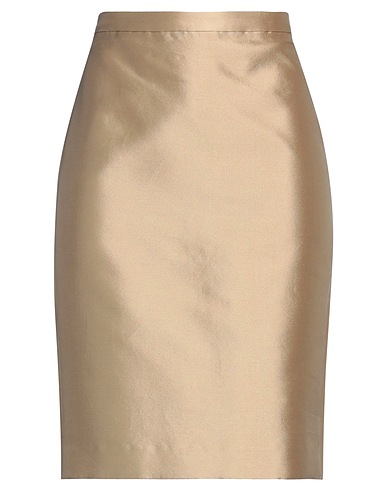 EMPORIO ARMANI Mini skirt Beige 55% Cotton, 45% Silk