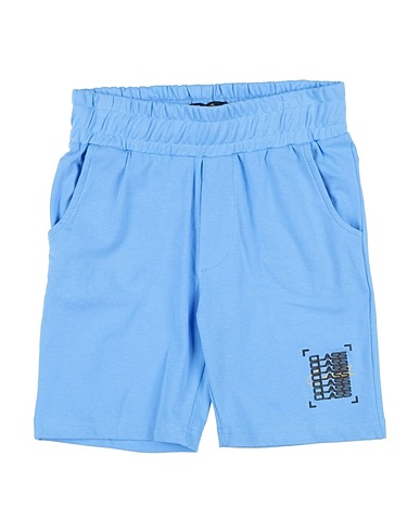 CAVALLI CLASS Shorts & Bermuda JUNIOR Sky blue 95% Cotton, 5% Elastane