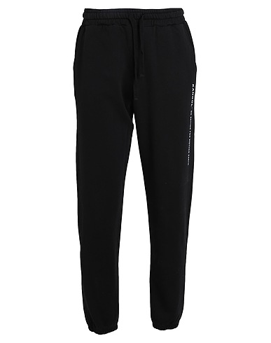 KANGOL Casual pants Black 100% Organic cotton