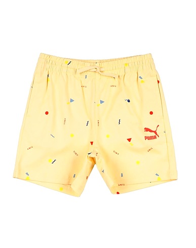 PUMA x TINY COTTONS 쇼츠 & 버뮤다 파스텔 옐로우 80% 폴리에스테르, 20% 코튼