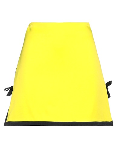 MSGM Minigonna Giallo 100% Viscosa, Poliestere