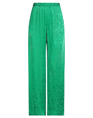MSGM Pantalone Verde 53% Acetato, 47% Viscosa, Poliestere