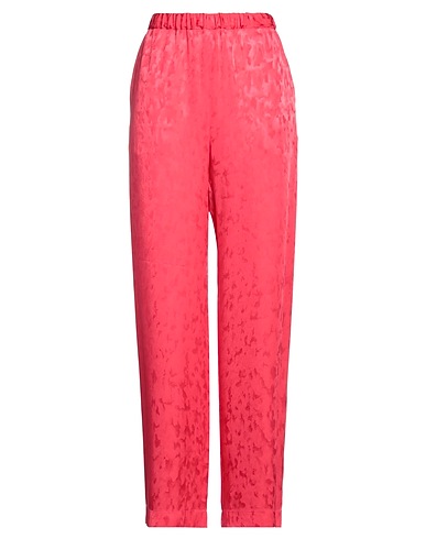 MSGM Casual trouser Coral 53% Acetate, 47% Viscose, Polyester