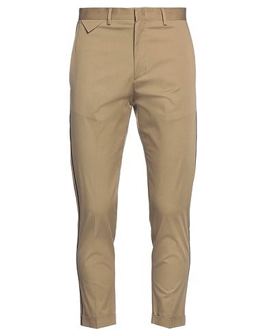 LOW BRAND Casual pants Beige 97% Cotton, 3% Elastane