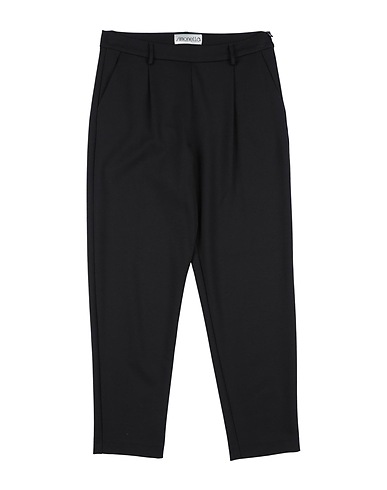 SIMONETTA Casual pants Black 68% Viscose, 28% Polyamide, 4% Elastane