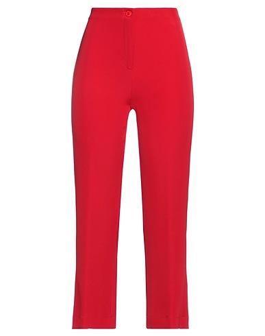 COMPAGNIA ITALIANA Casual pants Red 95% Polyester, 5% Elastane