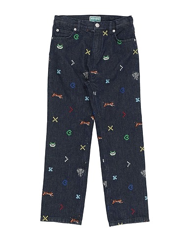 KENZO KIDS Denim trousers 65% Polyester, 35% Cotton