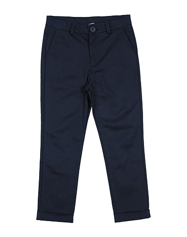 MONNALISA Casual trouser Navy blue 98% Cotton, 2% Elastane