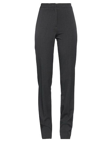 PAOLA ROSSINI Pantalone Antracite 52% Poliestere, 30% Viscosa, 13% Lana, 5% Elastan