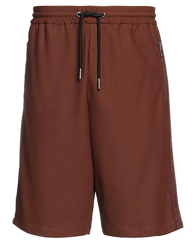 GIORGIO ARMANI Shorts & Bermuda Brown 80% Polyamide, 20% Elastane, Viscose