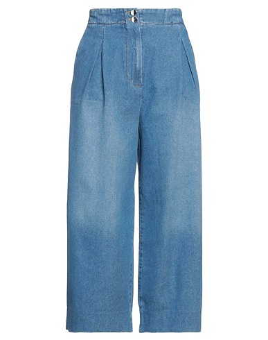 ALESSIA SANTI Denim trousers Blue 100% Cotton