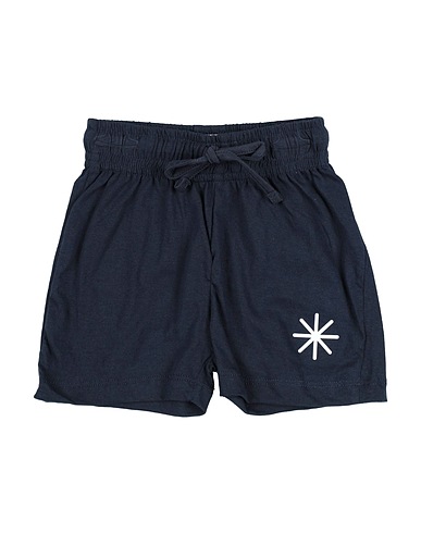 MANUEL RITZ Shorts et Bermudas Bleu nuit 100% Coton